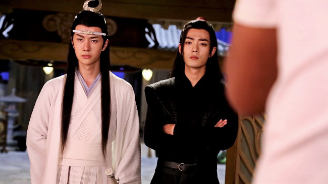 Обои картинки фото разное, знаменитости, ван, ибо, сяо, чжань, костюмы, съемки