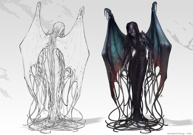 Обои картинки фото видео игры, pathfinder,  wrath of the righteous, монстр, крылья, ракурсы