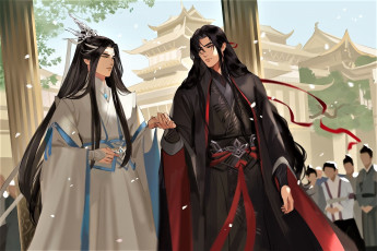 Картинка аниме mo+dao+zu+shi лань ванцзи вэй усянь