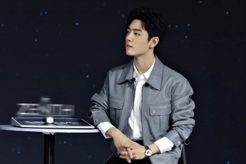 Картинка мужчины xiao+zhan актер куртка часы