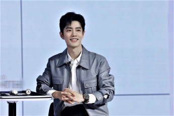 Картинка мужчины xiao+zhan актер куртка часы