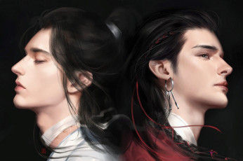 Картинка аниме tian+guan+ci+fu се лянь хуа чэн