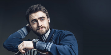 обоя мужчины, daniel radcliffe, актер, куртка, часы