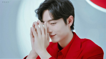 Картинка мужчины xiao+zhan актер лицо жест