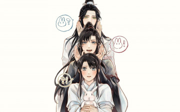 Картинка аниме mo+dao+zu+shi лань ванцзи вэй усянь сыжчуй кролик