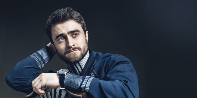 Обои картинки фото мужчины, daniel radcliffe, актер, куртка, часы