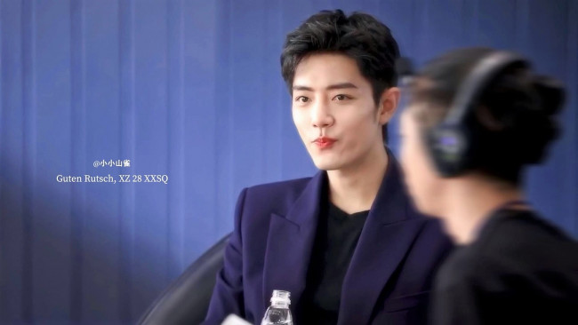 Обои картинки фото мужчины, xiao zhan, актер, пиджак, стафф