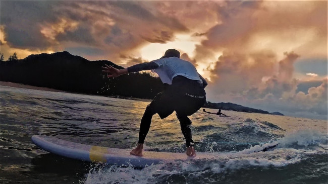 Обои картинки фото мужчины, xiao zhan, актер, серф, панама