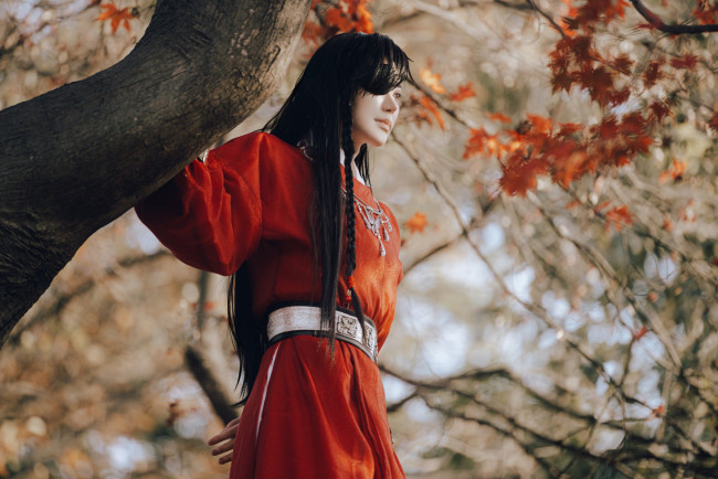 Обои картинки фото мужчины, - креатив,  косплей, костюм, образ, хуа, чэн