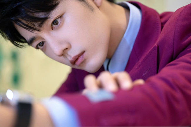 Обои картинки фото мужчины, xiao zhan, актер, пиджак, лицо