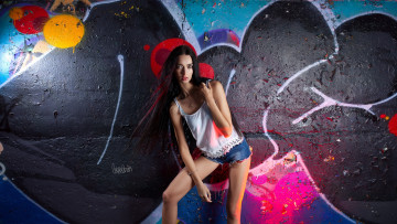 Картинка девушки -+брюнетки +шатенки девушка