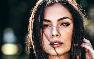 Картинка девушки -+лица +портреты шатенка лицо