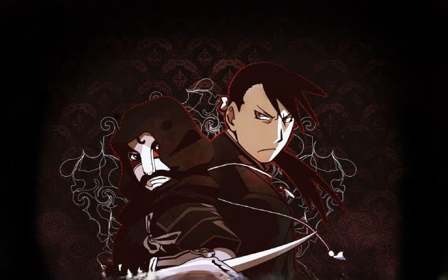 Обои картинки фото аниме, fullmetal alchemist, персонажи
