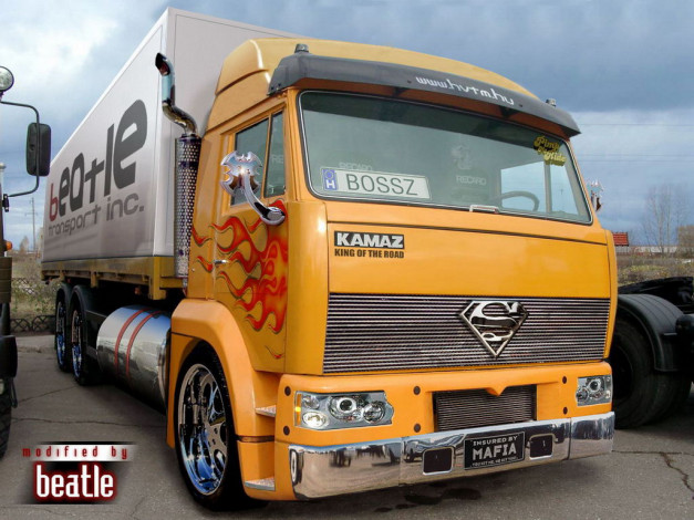 Обои картинки фото автомобили, камаз