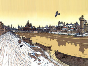 Картинка рисованные города