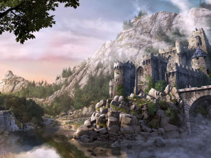 Картинка фэнтези замки