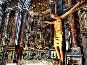 Картинка интерьер убранство роспись храма