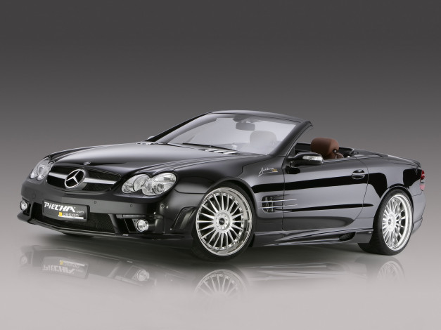 Обои картинки фото 2009, piecha, design, mercedes, benz, sl, avalange, rs, автомобили