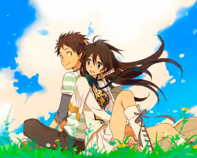 Картинка аниме weapon blood technology