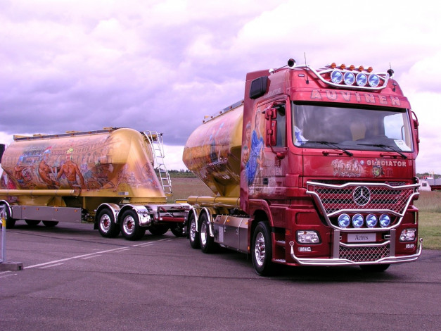 Обои картинки фото автомобили, mercedes, trucks