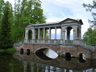 Картинка царское село мраморный мост города мосты