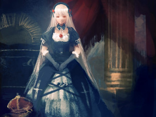 Картинка аниме rozen maiden suigintou