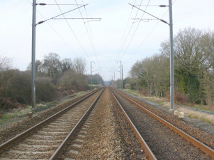 Картинка разное транспортные средства магистрали рельсы шпалы