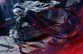 Картинка аниме rozen maiden suigintou
