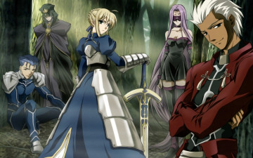 Картинка аниме fate stay night