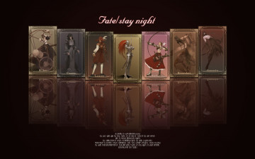 Картинка аниме fate stay night