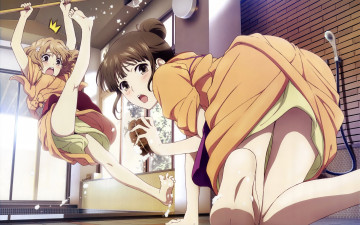 Картинка аниме hana saku iroha уборка девушки