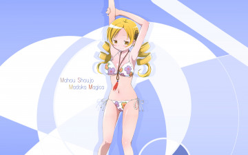 Картинка аниме mahou shoujo madoka magika magica tomoe mami