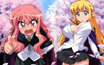 Картинка аниме zero no tsukaima