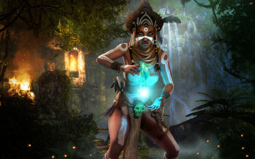 обоя risen, dark, waters, видео, игры, вуду, колдунья, магия