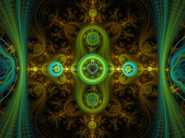 Обои картинки фото 3д, графика, fractal, фракталы, фон, темный, цвета, узор, линии