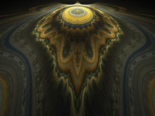 Обои картинки фото 3д, графика, fractal, фракталы, фон, темный, цвета, узор, линии