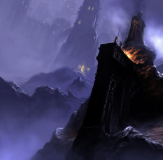 Картинка фэнтези замки стража сумерки замок