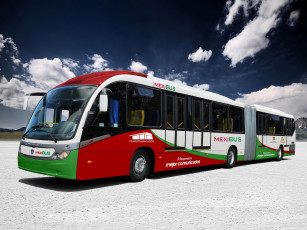 Картинка автомобили автобусы brt mega облака articulated b12m volvo neobus