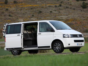 Картинка автомобили volkswagen outdoor edition multivan светлый 2014 t5