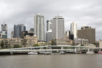 Картинка hong+kong +china города гонконг+ китай hong kong china гонконг бухта набережная здания небоскрёбы эстакада пристань