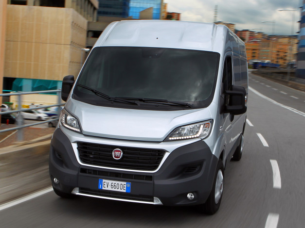 Обои картинки фото автомобили, fiat, 2014г, l3h2, van, ducato