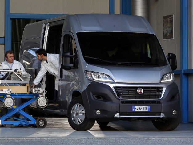 Обои картинки фото автомобили, fiat, ducato, 2014, l3h2, van