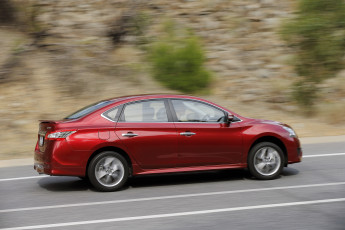 Картинка автомобили nissan datsun sedan sss pulsar красный 2015г nb17