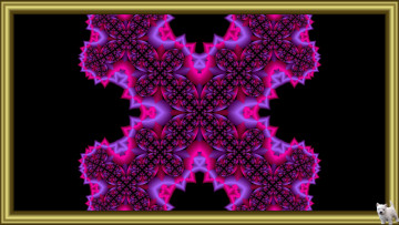 Картинка 3д+графика фракталы+ fractal узор фон цвета