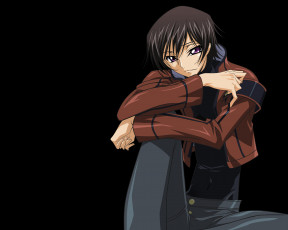 Картинка аниме code+geass взгляд парень фон