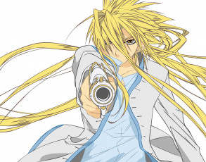 Картинка аниме +angel оружие пистолет парень