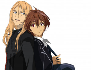 Картинка аниме guilty+crown парни