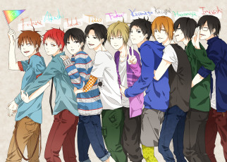 Картинка аниме kuroko+no+baske парни