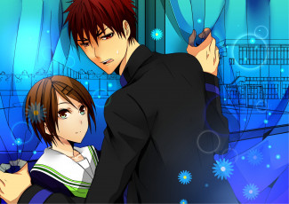 Картинка аниме kuroko+no+baske рико айда девушка кагами