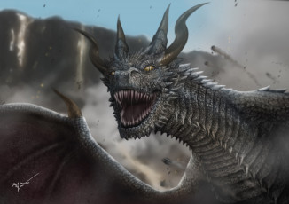 Картинка фэнтези драконы дракон